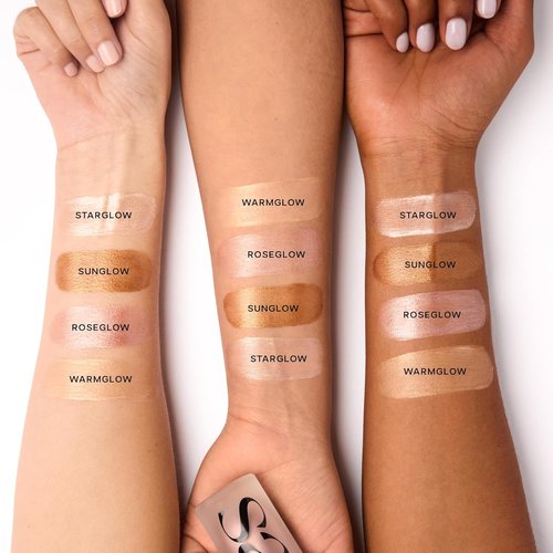 Saie Glowy Super Gel - Hydrating Makeup Primer & Illuminating Serum with Vitamin C - Starglow (1 oz)