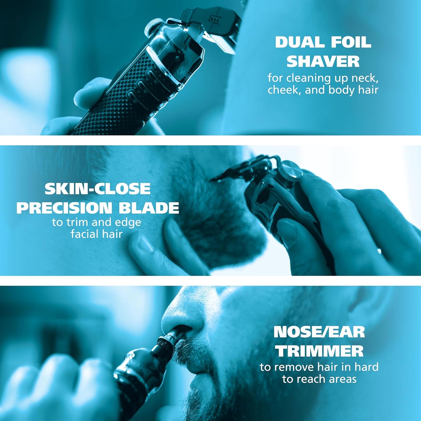 Wahl USA Pro Series Skeleton Trimmer - Cordless Lithium-Ion Beard & Hair Clipper with Near Zero Gap Blade