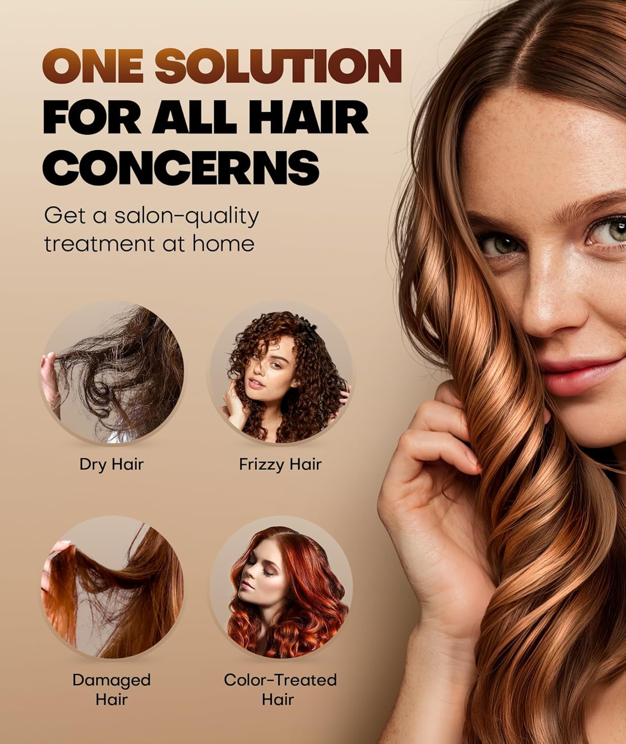 Skiennix Collagen Hair Mask - Deep Conditioning Keratin Treatment with Moroccan & Avocado Oils | 8.45 OZ