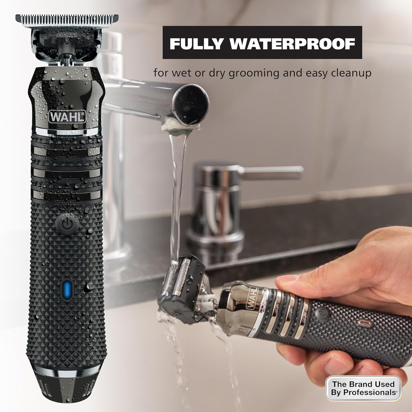 Wahl USA Pro Series Skeleton Trimmer - Lithium-Ion Cordless Beard & Hair Clipper with Near Zero Gap Blade