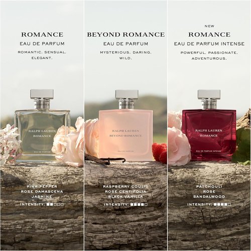 Ralph Lauren Fragrances - Romance Eau de Parfum Intense - Women's Floral & Woody Perfume - Rose, Patchouli, Sandalwood