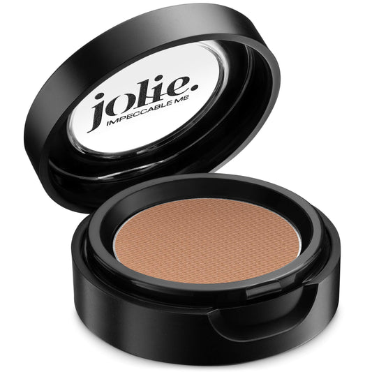 Jolie Cosmetics Powder Pressed Matte Eyeshadows - Cruelty Free, Vegan, Single Pan Eyeshadow 1.48g Base Neutrals (Camel)