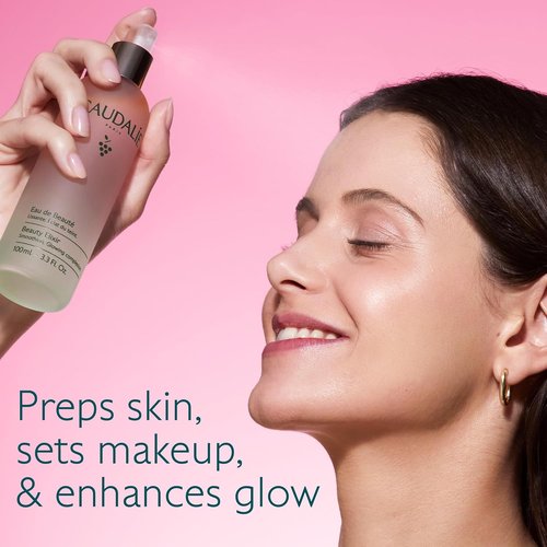 Caudalie Beauty Elixir Face Mist - Pore-Tightening Toner & Makeup Setter | 100 mL & 30 mL Sizes