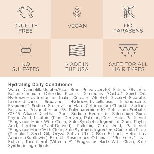 Cote Beauty Hydrating Conditioner - Effortless Detangling & Shine | Vegan, 10 Fl Oz, Omega 6 & 9 Enriched