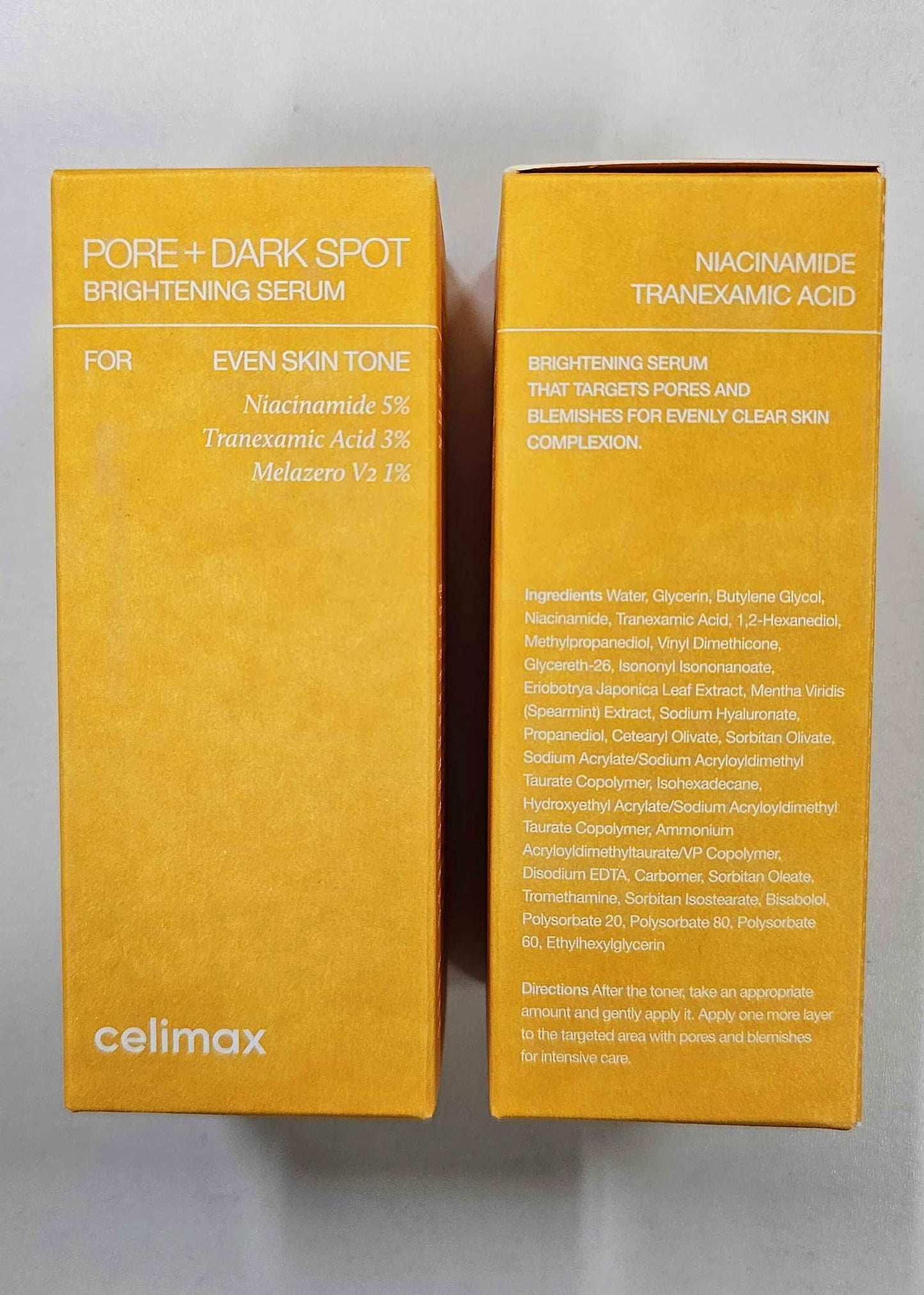 celimax Pore+Dark Spot Brightening Serum 30ml | Gel-like Serum for Enlarged Pores with Niacinamide, Tranexamic Acid, Pore Minimizer, Non-Irritating, Hydrating, For Sensitive Skin