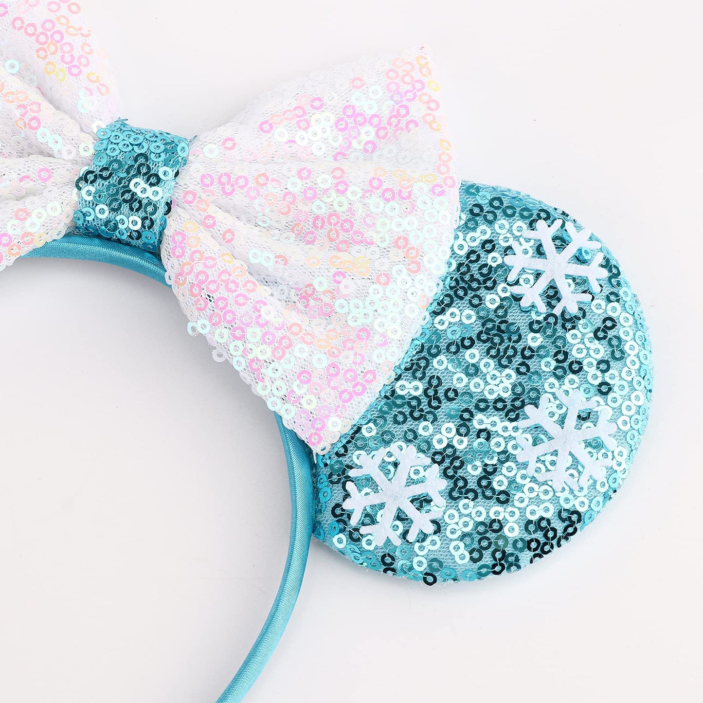 DRESHOW Mouse Ears Bow Headbands Glitter Party Decoration Cosplay Costume for Girls & Women