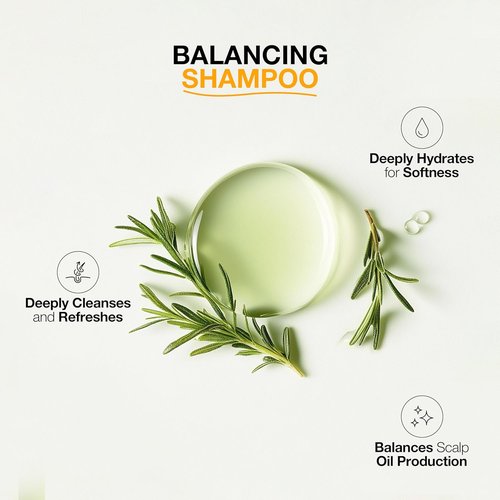 GK HAIR Balancing Shampoo - Cleanses & Removes Buildup with Keratin Treatment for Oily Scalp - 10.1 Ounce