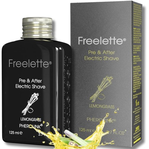 Freelette After Shave Lotion - Smooth Irritation-Free Shaving Balm - Lemongrass Scent, 3.76 Ounce