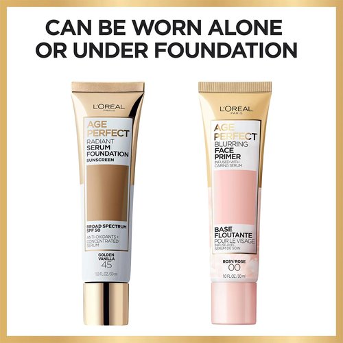 L'Oreal Paris Age Perfect Face Primer - Blurring Formula with Caring Serum for Smooth Skin