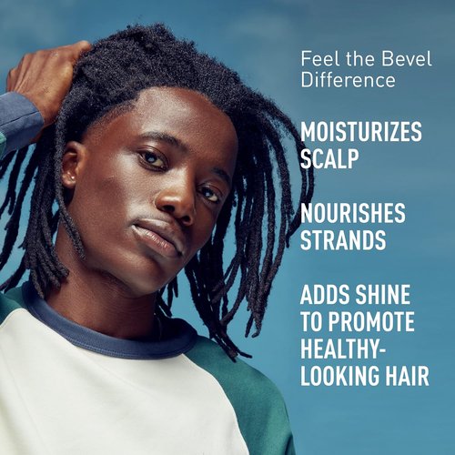 Bevel Essentials 3-in-1 Hair & Scalp Styling Oil - Nourishing Formula for Curly Hair, 3.4 fl oz