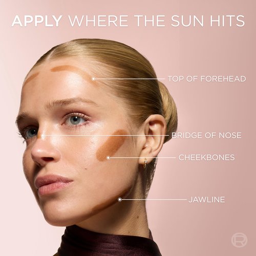 L'Oreal Paris Lumi Bronze Le Stick Soleil Bronzer Stick, Cream-To-Powder Bronzer For A Sunkissed Face Makeup Glow, 110 Toasted Sunlight