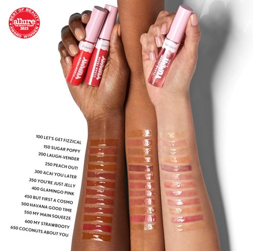 COVERGIRL Clean Fresh Yummy Lip Gloss, Sheer, Natural Scents, Vegan Formula