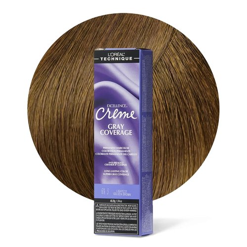 L'Oréal Technique Excellence Crème Hair Color - Long-Lasting No-Drip Formula for Superb Gray Coverage