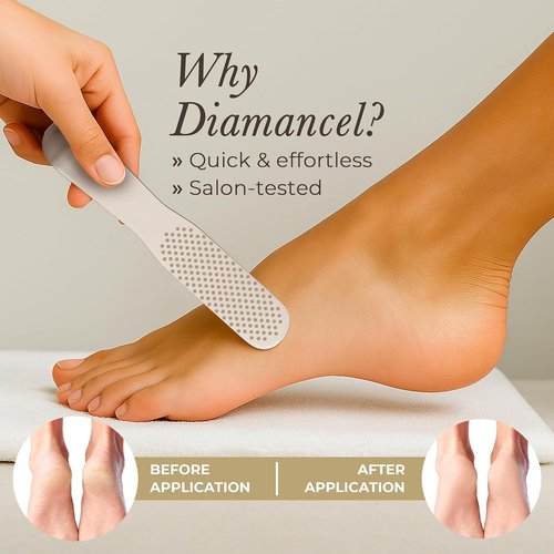 Diamancel Luxury Diamond Foot Callus File - Professional Grade Rasp & Buffer for Smooth Skin | Coarse Grit #20