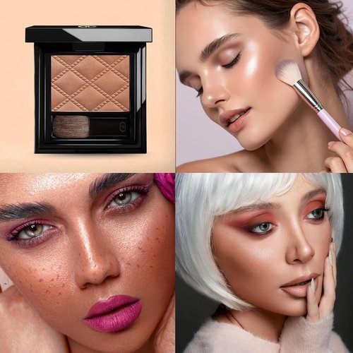 GA-DE Idyllic Soft Satin Blush Powder - Silky, Buildable Makeup for Cheeks | 0.28 oz, Flushed Look