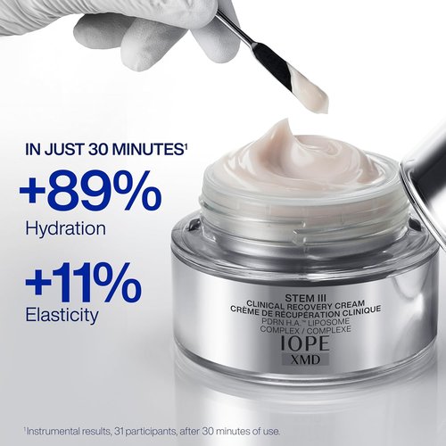 IOPE XMD Stem III Clinical Recovery Cream - Post-Procedure Facial Moisturizer - Reduces Redness, Smooths Texture - 1.69 fl. oz.