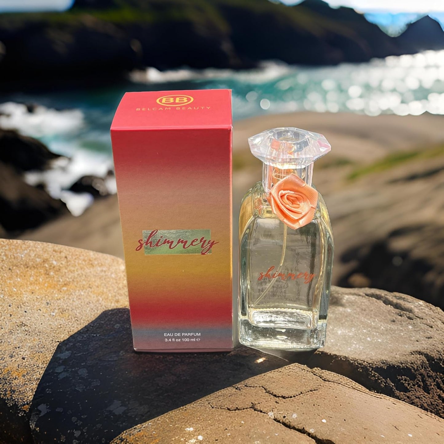 SHIMMERY Eau de Parfum for Women 3.4 Fl Oz - Notes: Musk, Orange, Jasmine