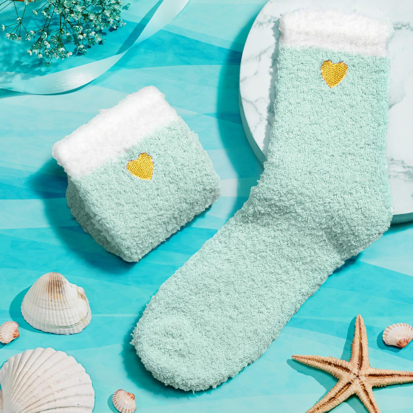 MAYICIVO 8PCS Ocean Relaxing Spa Gifts Basket Set for Women, Self Care Gifts Unique Happy Birthday Gifts Idea for Mom Her Best Friends Sister Wife Girlfriend Coworker Teacher