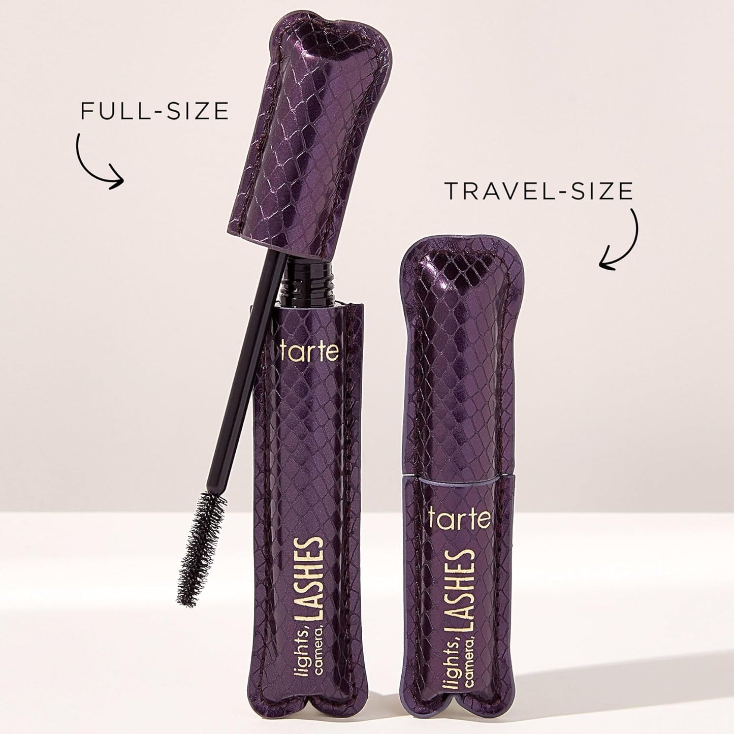 Tarte Lights, Camera, Lashes 4-in-1 Mascara - Volume, Length, Curl & Conditioning | Smudge-Proof, Vegan, Flake-Free