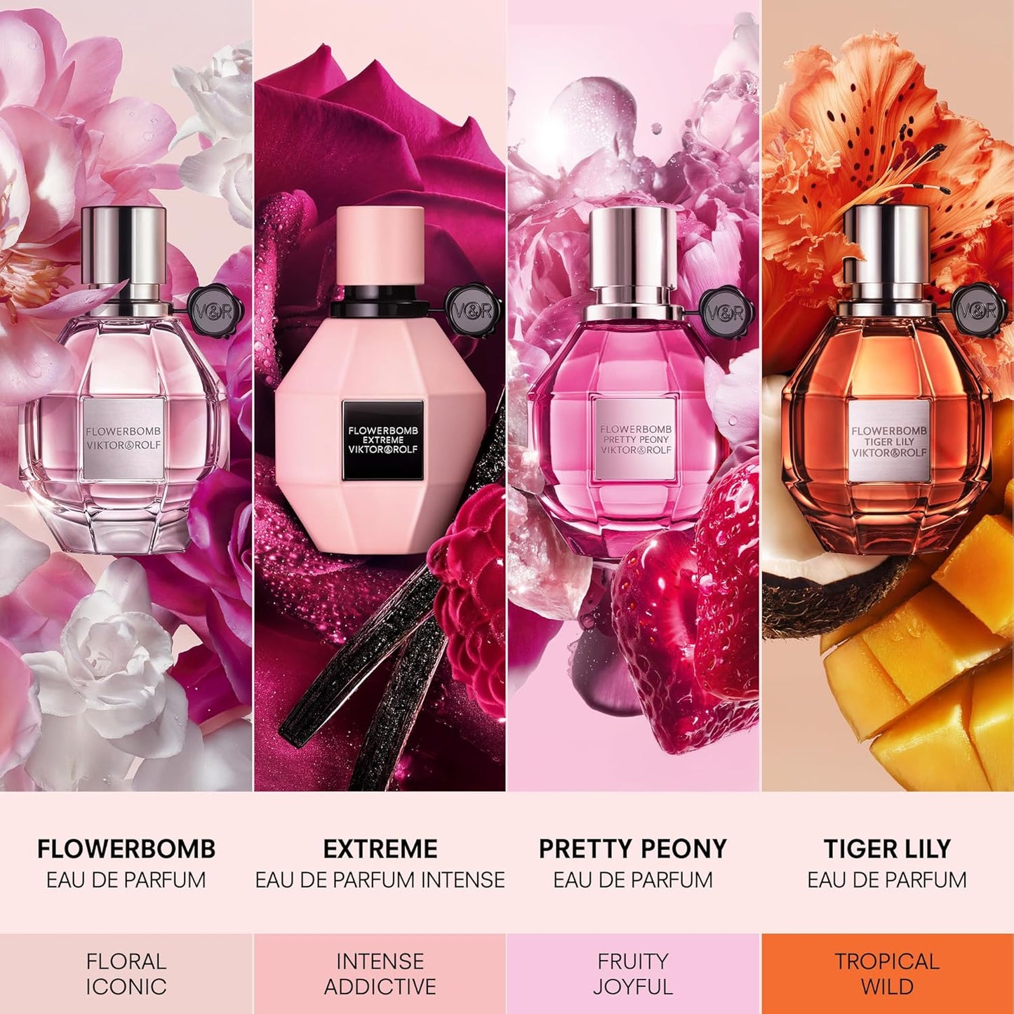 Viktor&Rolf - Flowerbomb Pretty Peony Perfume - Floral & Fruity Women's Fragrance with Strawberry & Peony