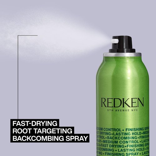 Redken Root Tease Backcombing Finishing Spray - Matte Finish & Teased Volume for All Hair Types