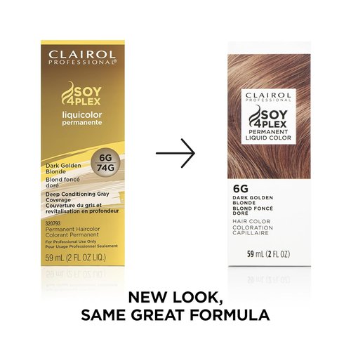 Clairol Professional Liquicolor Permanent Hair Color - Dark Gold Blonde, 2 Fl Oz | Long-Lasting Color