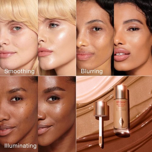 Charlotte Tilbury Hollywood Flawless Filter - Multi-Use Makeup Primer & Illuminating Highlighter for Smooth, Blurred Skin