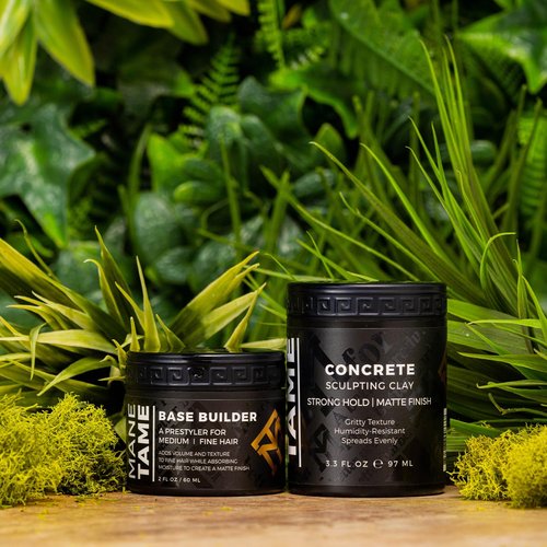 Mane Tame Concrete Sculpting Clay - Strong Hold & Matte Finish | 3.3oz