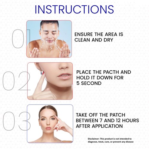 Hellados™ 450 Pimple Patches For Face, 4 Size Acne Patches, Hydrocolloid Zit Patches, Blemish Patches, Spot Stickers with Tea Tree Oil and Calendula Oil