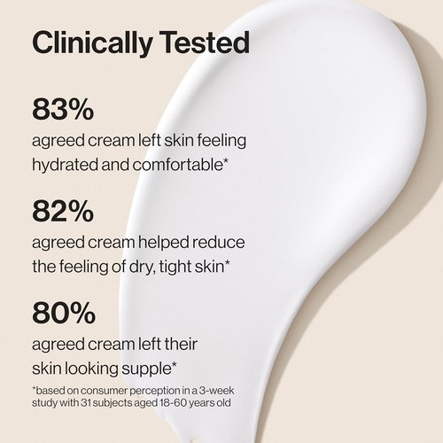 Honest Beauty Hydrorich Cream - Hyaluronic Acid & Mushroom Complex for Dry Skin | Vegan & Hypoallergenic