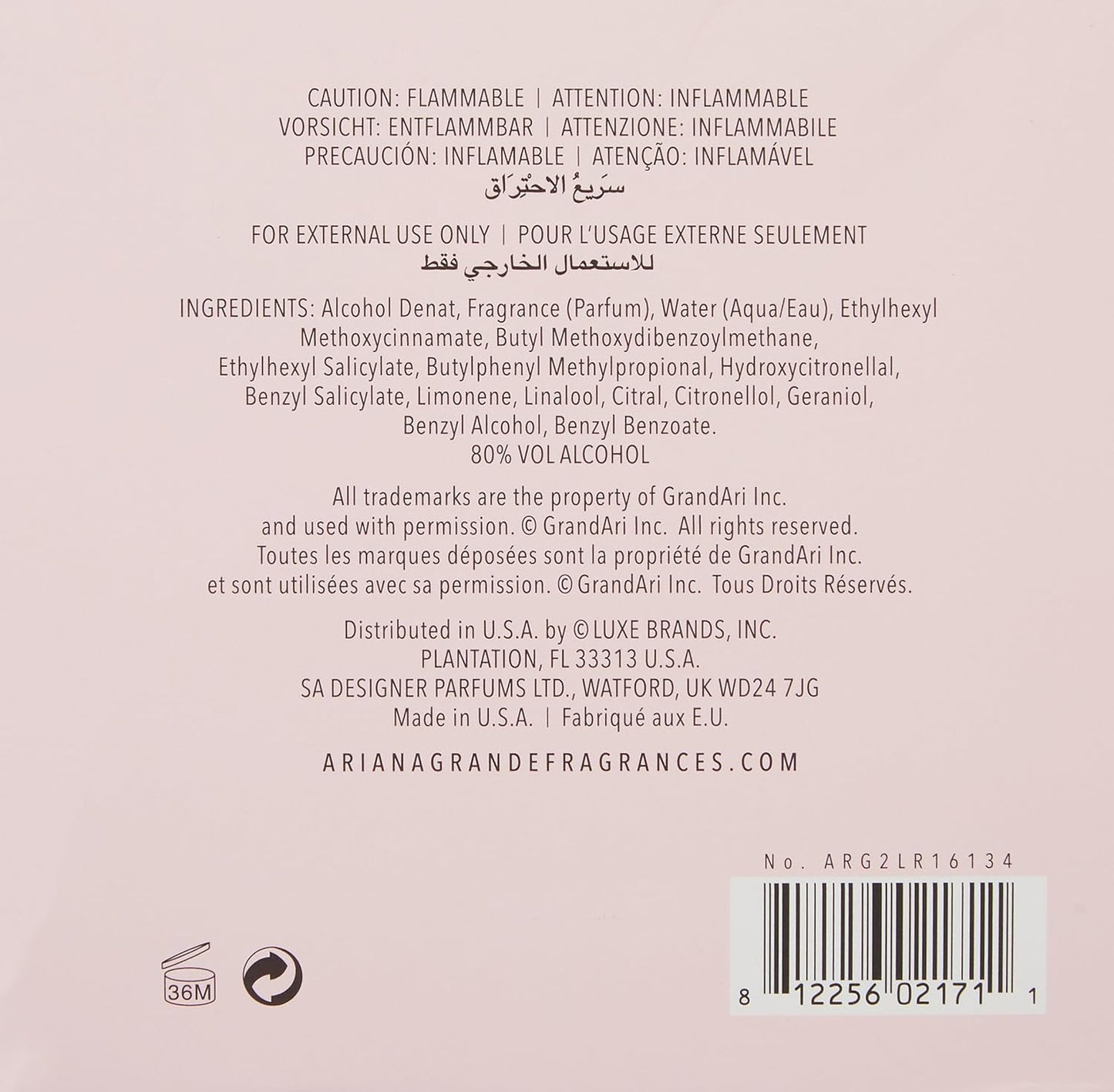 Ariana Grande Sweet Like Candy Eau de Parfum - 3.4 Ounce | Irresistible Fragrance for All Occasions