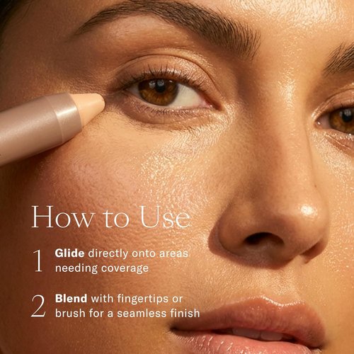 Josie Maran Argan Cream Concealer Crayon - Hydrating Under Eye & Blemish Concealer - Dark 1 (0.1 oz)
