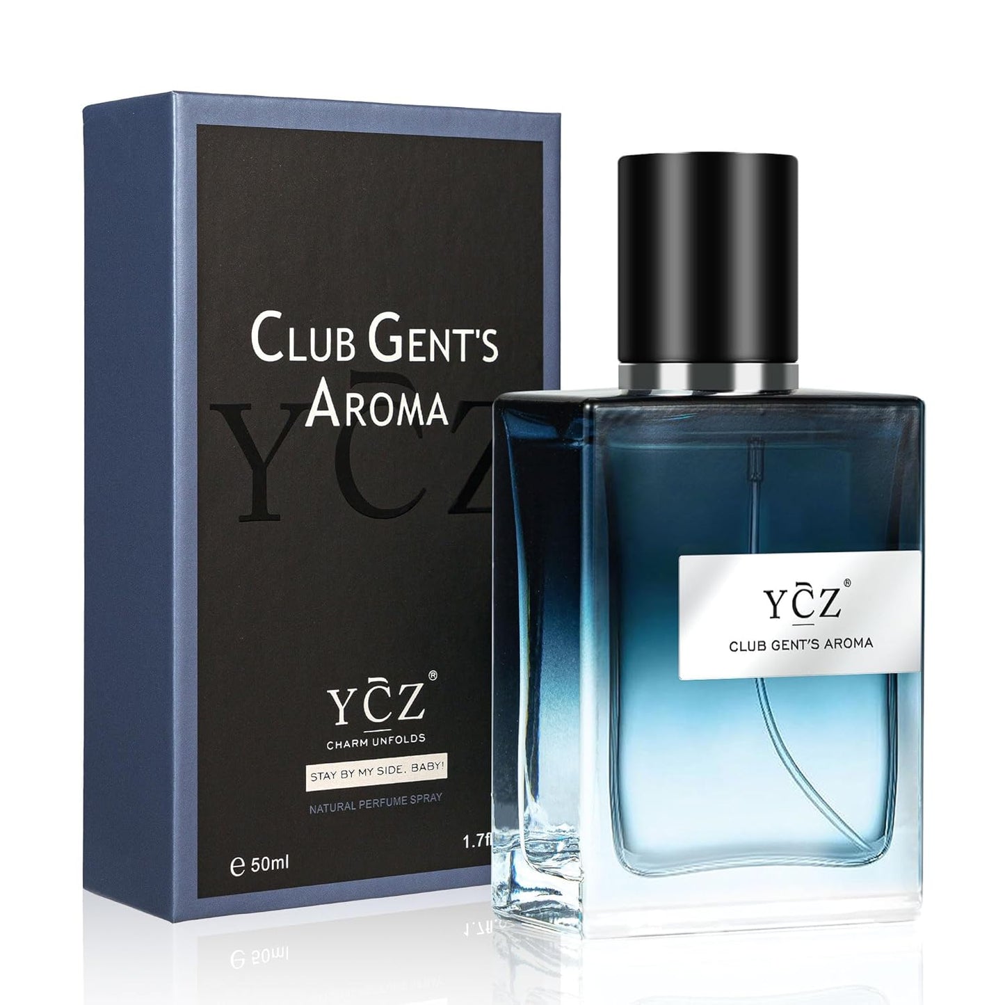 Ycz Club Cologne for Men - Long Lasting Nightclub Essential Fragrance | 1.7oz Aromatic Woody Notes