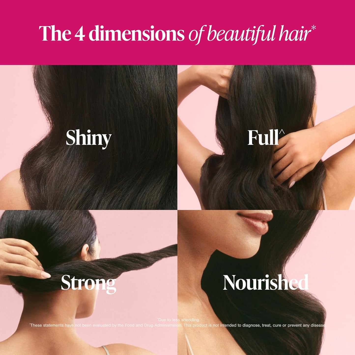 Viviscal 4D Hair Growth Supplements for Women - Full, Strong, Healthy Hair | 30-Day Supply, 60 Count