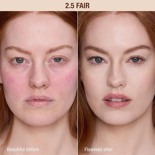 Charlotte Tilbury AIRbrush Flawless Blur Concealer - Hydrating, Crease-Proof Full Coverage for Dark Circles & Blemishes - Natural Matte Finish