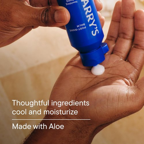 Harry's Post-Shave Balm for Men - Calming Aloe Formula | 2 Pack, 3.4 fl oz - TSA Approved Travel Essential