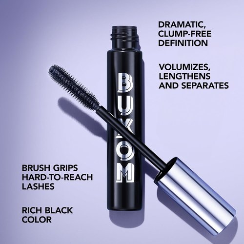 BUXOM Lash Volumizing Mascara - Up to 3X Volume & Lengthening - Cruelty-Free, Black