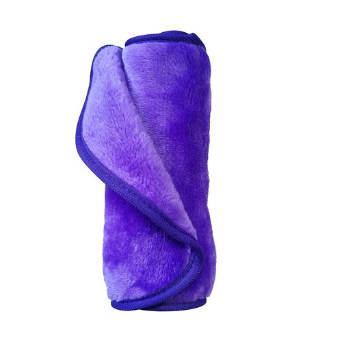 Makeup Eraser | Reusable Makeup Remover - Effortlessly Removes Waterproof Makeup with Just Water - Purple