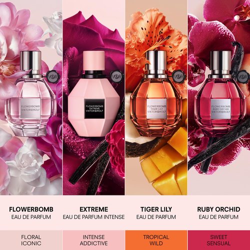 Viktor&Rolf - Flowerbomb Eau de Parfum - Women's Perfume - Floral & Woody - With Notes of Vanilla, Jasmine, & Rose - 1 Fl Oz