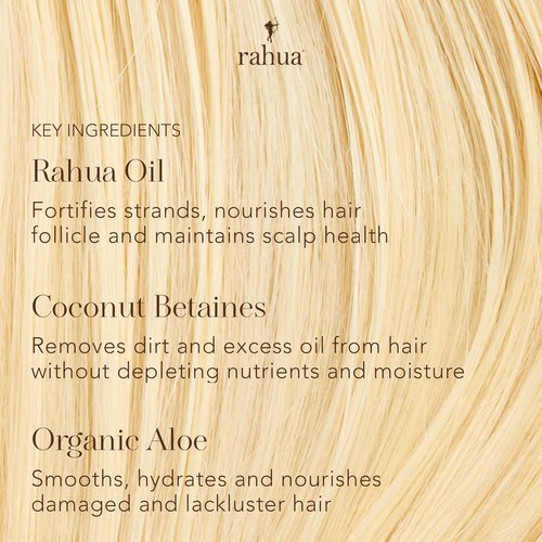Rahua Classic Shampoo - Organic Hair Care for All Hair Types - Infused with Palo Santo & Coconut Oil - 9.3 fl oz