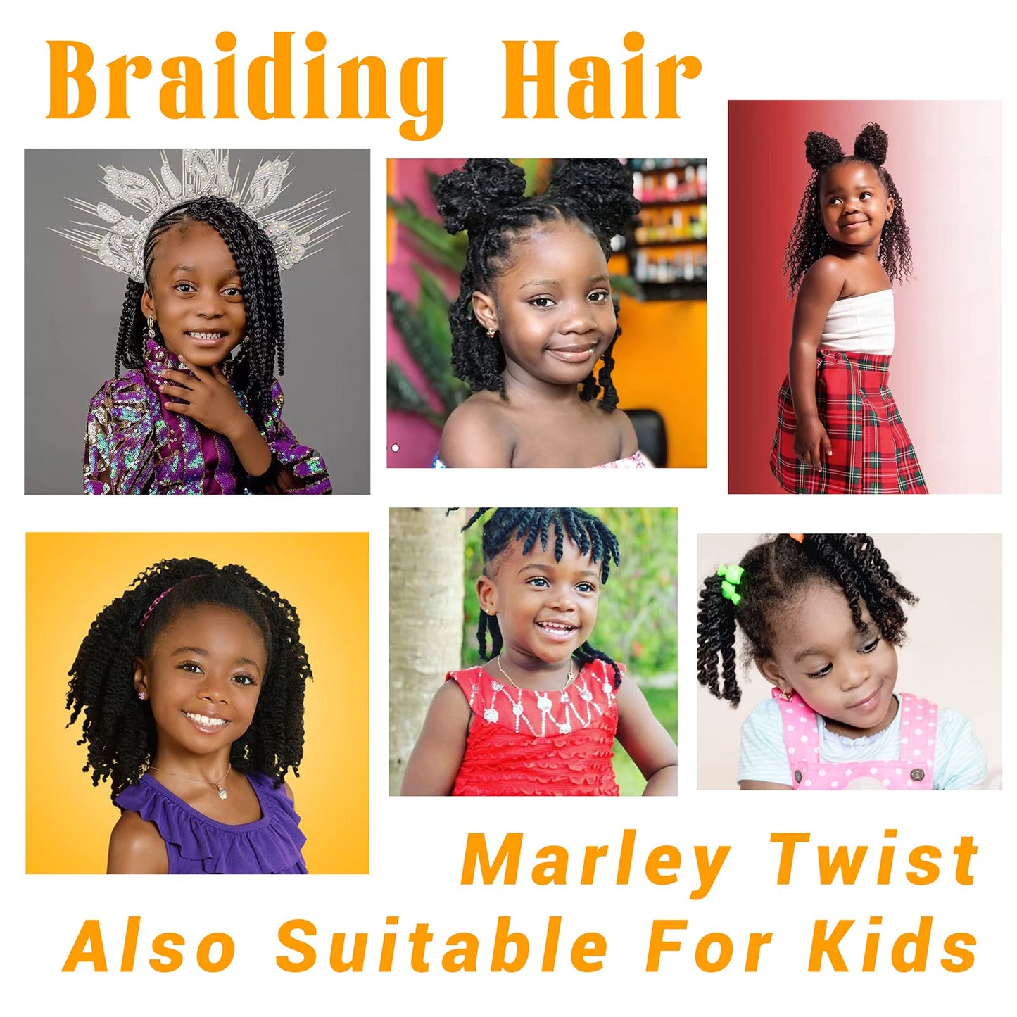 Marley Twist Braiding Hair 10 inch 3 Packs Pre Separated Springy Afro Twist Hair for Soft Locs Pre Fluffed Spring Twist Hair Synthetic Cuban Twist Hair Extensions(10 Inch, 1B)