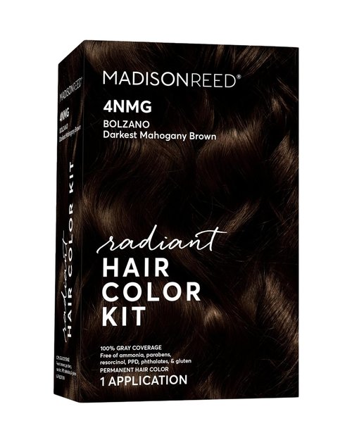 Madison Reed Radiant Hair Color Kit - 4NMG Darkest Chocolate Brown | PPD-Free & Ammonia-Free, 1 Pack