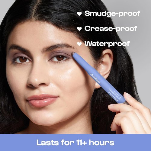 ALLEYOOP 11th Hour Waterproof Cream Eyeshadow Stick - Long-Lasting Smudge-Proof Pencil in Smoky Amethyst Shimmer
