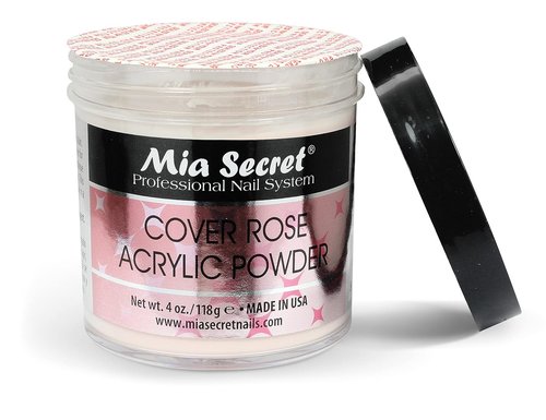 Mia Secret Rose Acrylic Powder - Professional Quality Nail Enhancement | 4oz Size