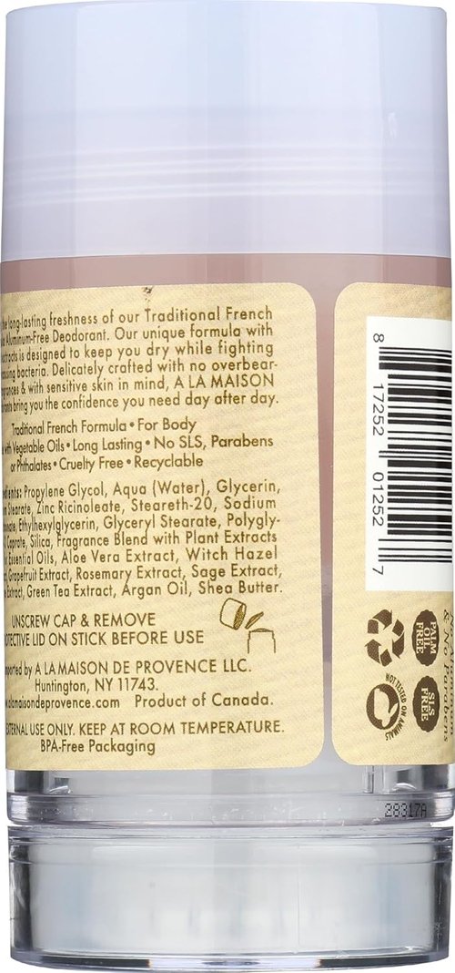 A La Maison Coconut Deodorant - Natural Formula for All-Day Freshness - 2.4 fl oz