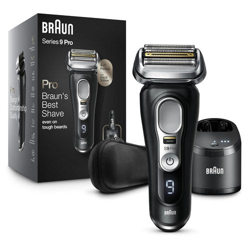 Braun Series 9 Pro 9460cc Electric Razor - Waterproof Foil Shaver with ProLift Trimmer & SmartCare Center