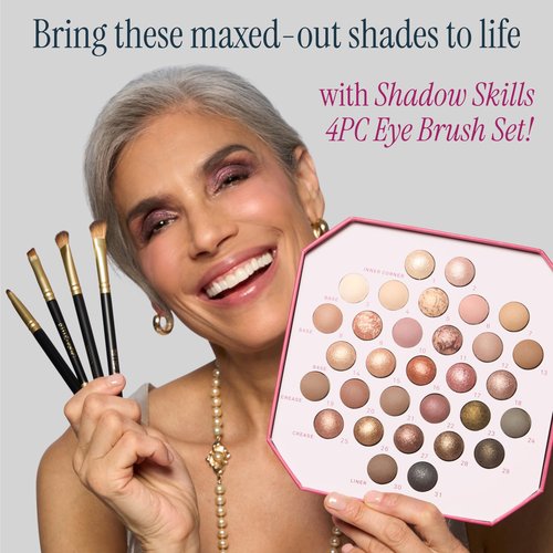 LAURA GELLER NEW YORK The Ultimate Palette Minimalism Maximized | Includes 31 Baked Eyeshadows in Classic and Marble with Matte & Shimmer Finishes