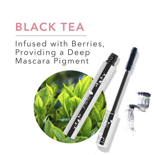 100% PURE Ultra Lengthening Mascara - Dramatic Volume & Length, Vegan Blueberry Color - 0.35 oz