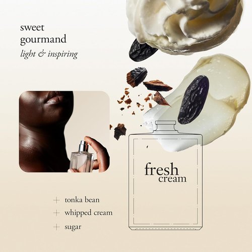 Philosophy Fresh Cream Eau de Toilette - Sweet & Captivating Women's Perfume - Long-Lasting Vanilla & Tonka Bean Fragrance