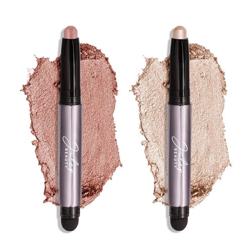 Julep Eyeshadow 101 Crème-to-Powder Duo - Waterproof, Long-Lasting & Crease-Proof | Pearl & Rose Shimmer